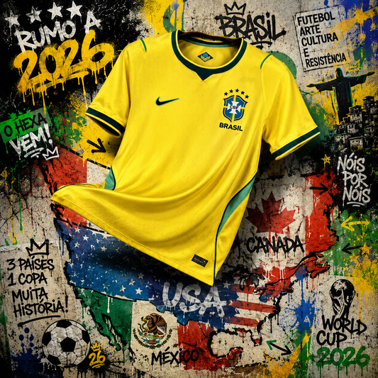 2026 Brazil Home Jersey 🇧🇷 | O Hexa Começa em Casa